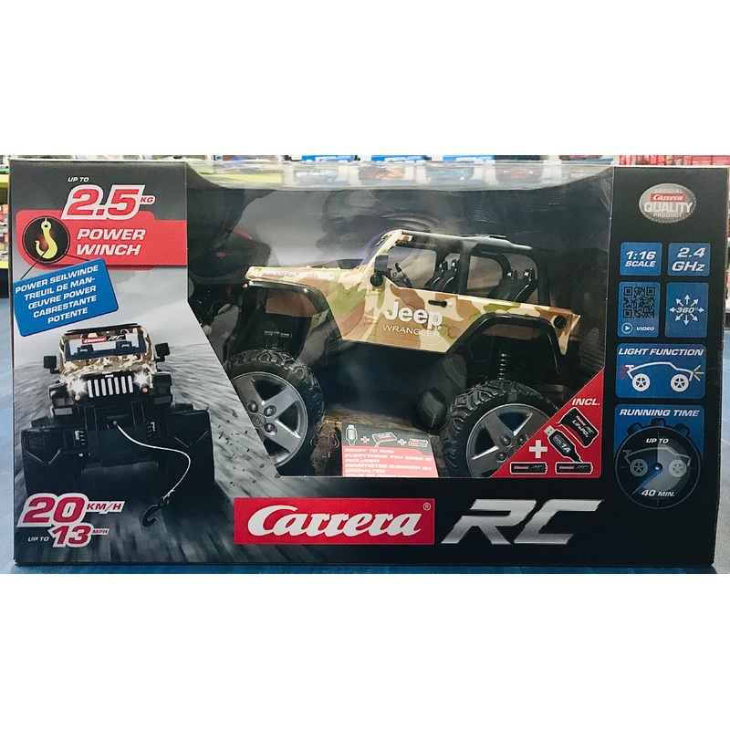 R/C Carrera 1:16 Jeep Wrangler Camo