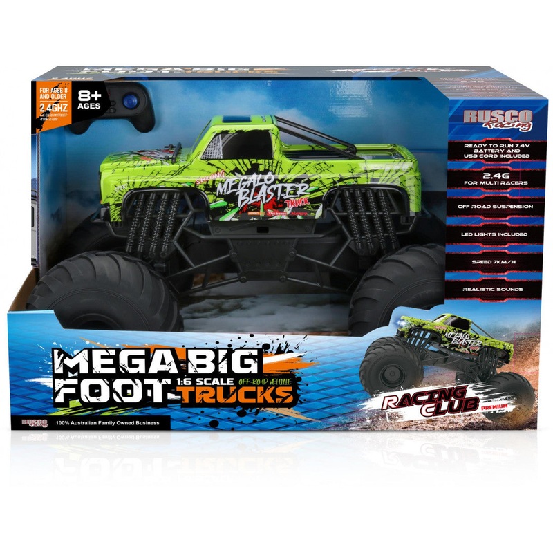 R/C Rusco Mega Big Foot Off Road Ute