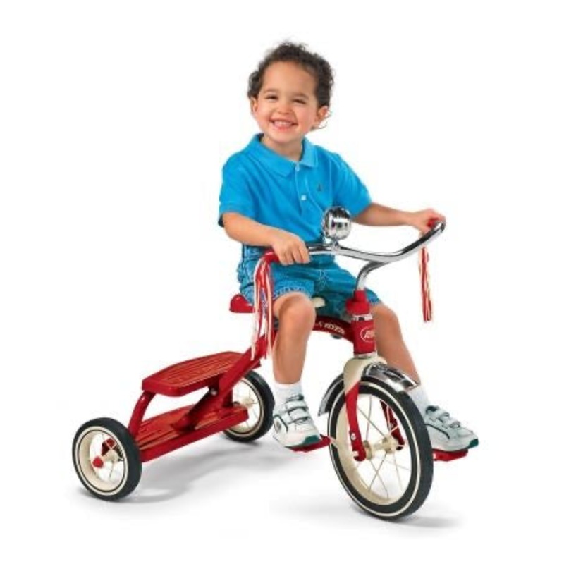 RADIO FLYER DUEL DECK TRIKE RED