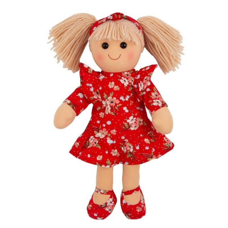 Ragdoll Yd 1068 Daphne Red Floral Dress