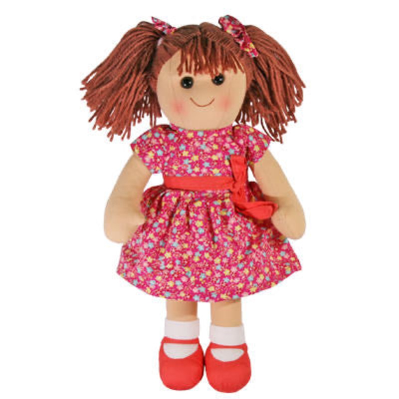 RAGDOLL YD1005 POPPY PINK FLORAL DRESS
