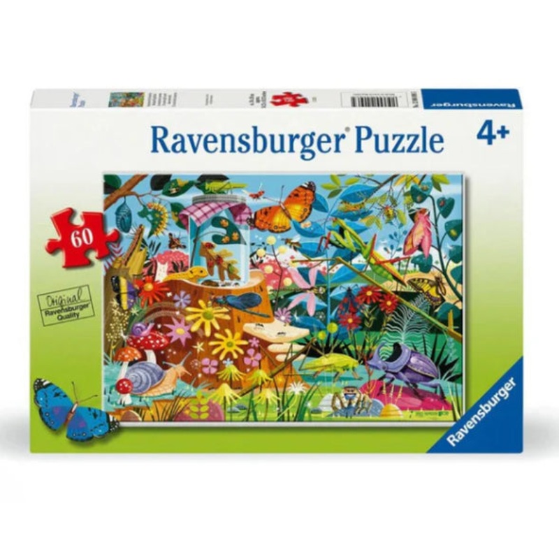 PUZZLE 60PC BACKYARD BUG WORLD