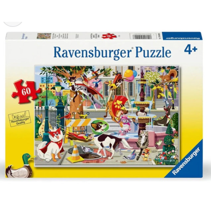 PUZZLE 60PC SUPER DOGS TO THE RESCUE