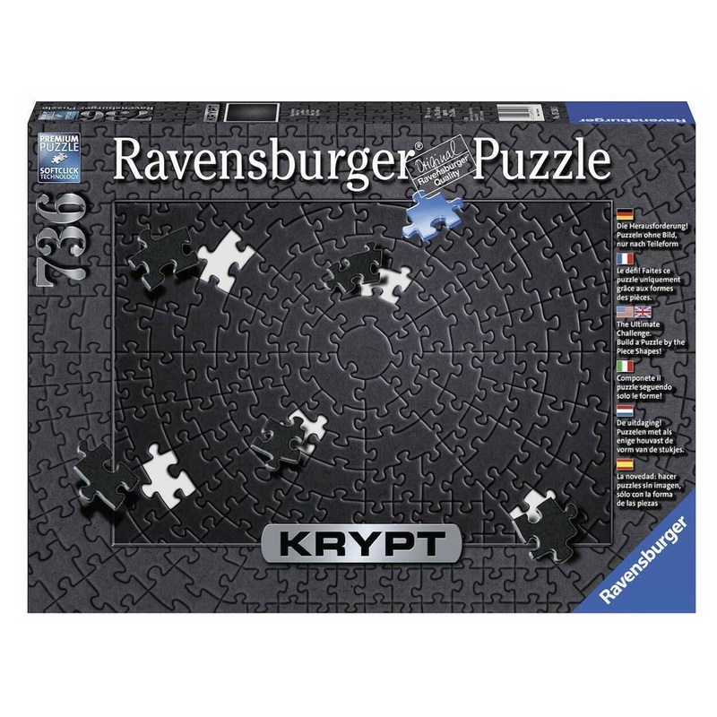 Puzzle 736Pc Krypt Black Spiral