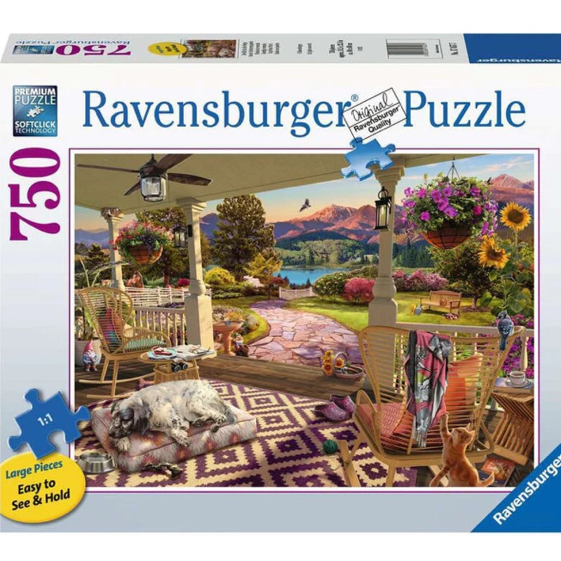PUZZLE 750 PC COZY FRONT PORCH