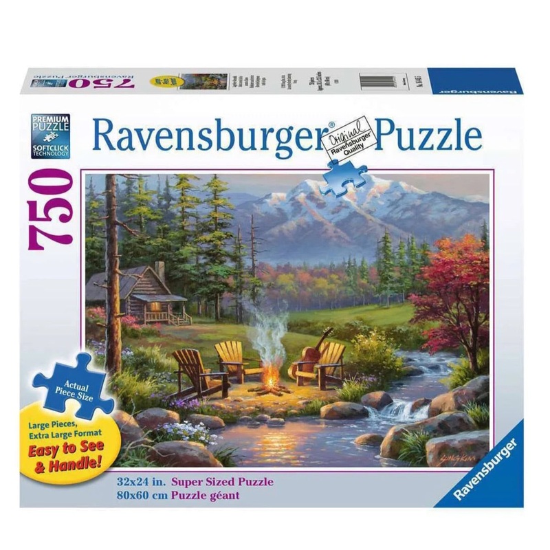 PUZZLE 750PC RIVERSIDE LIVINGROOM