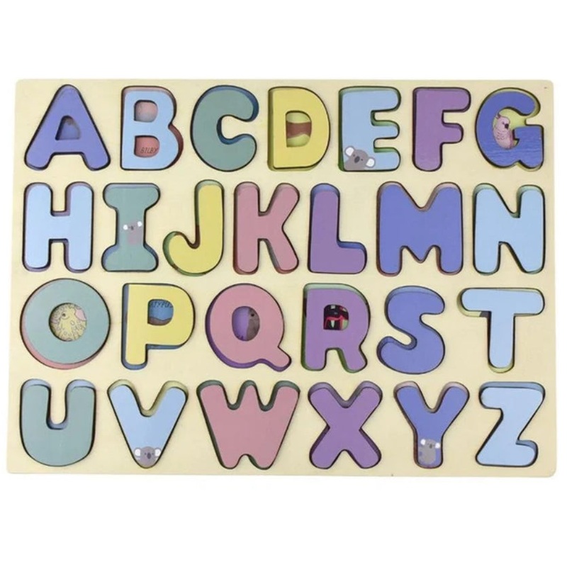 PUZZLE AUS ANIMALS UPPERCASE ALPHABET