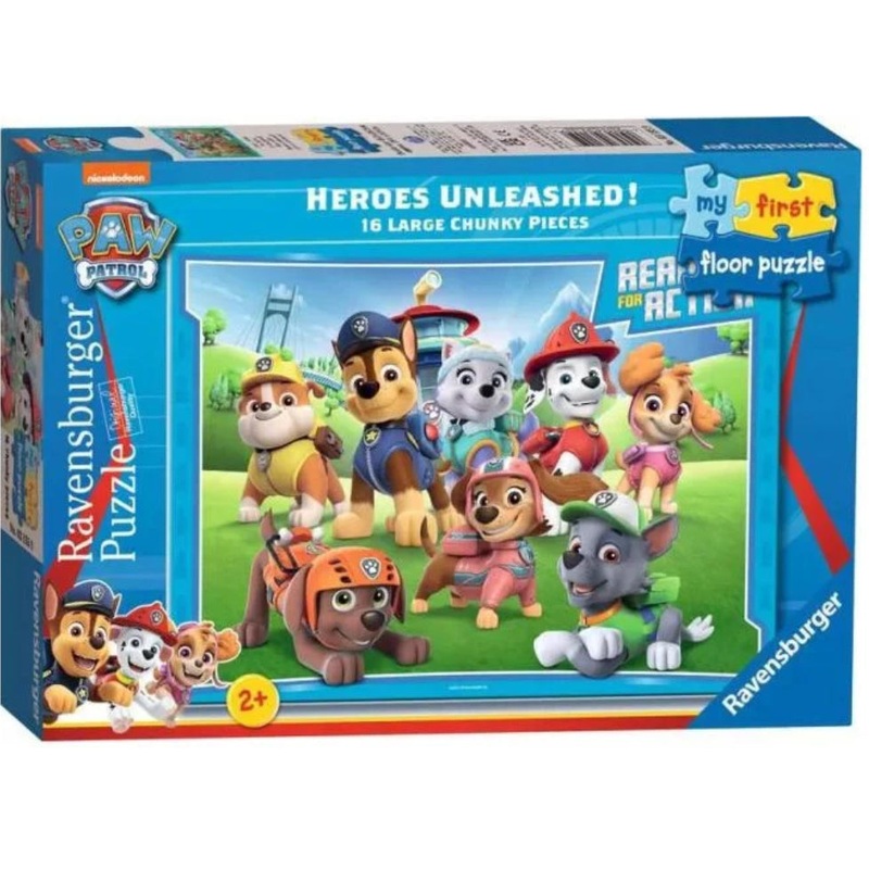 PUZZLE FLOOR 16 LARGE PCS PAW PATROL