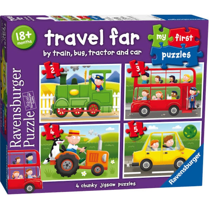 PUZZLE MY FIRST 2-3-4-5PCE TRAVEL FAR