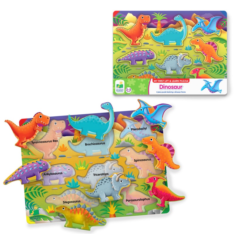PUZZLE MY FIRST LIFT & LEARN DINOSAURS