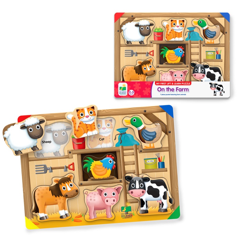 PUZZLE MY FIRST LIFT & LEARN FARM