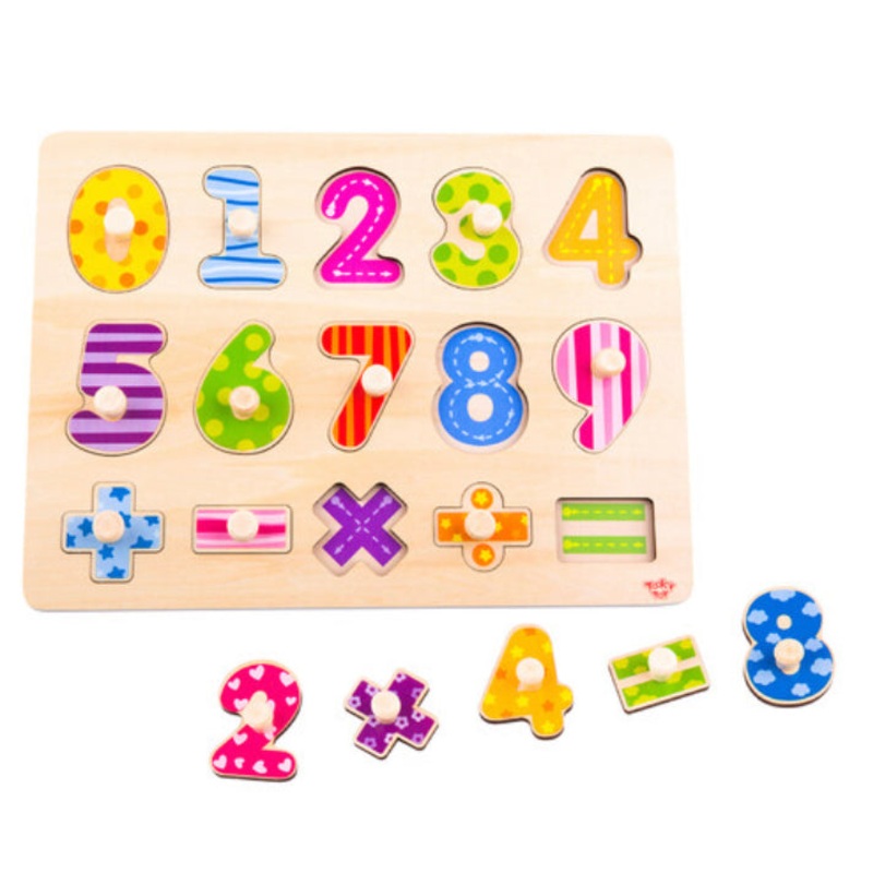PUZZLE PEG NUMBERS MATHS