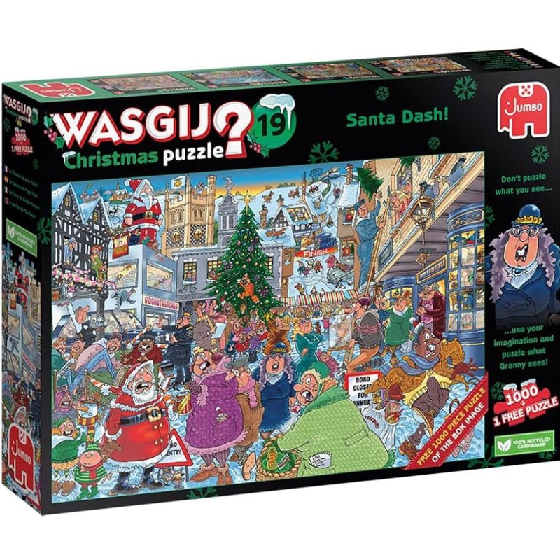 PUZZLE WASGIJ #19 SANTA DASH