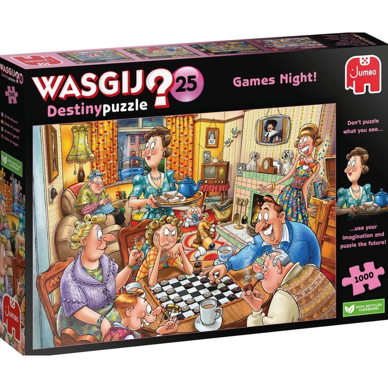 PUZZLE WASGIJ #25 DESTINY GAMES NIGHT