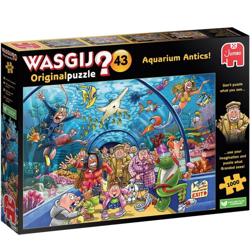 PUZZLE WASGIJ #43 ORIG AQUARIUM ANTICS