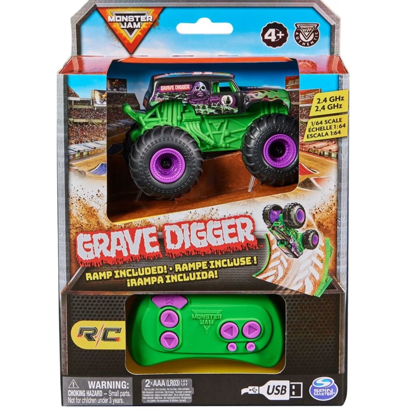 R/C 1:64 MONSTER JAM GRAVE DIGGER