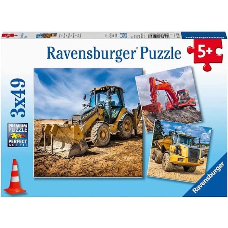 Puzzle 3X49Pc Diggers At Work