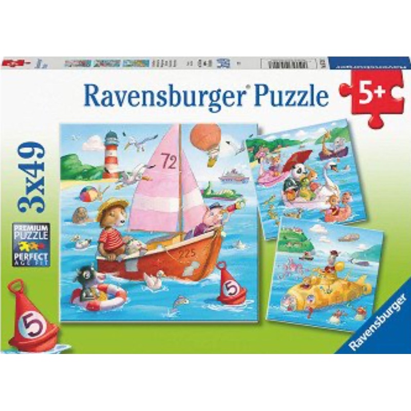 PUZZLE 3X49PC FUN ON THE WATER