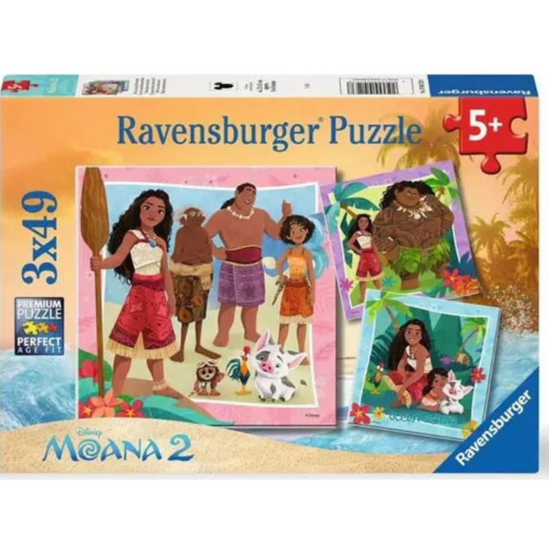 PUZZLE 3X49PC MOANA