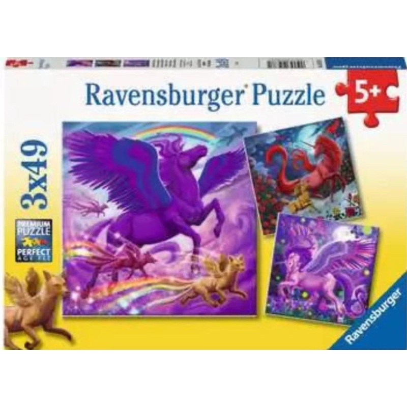 PUZZLE 3X49PC MYTHICAL MAJESTY