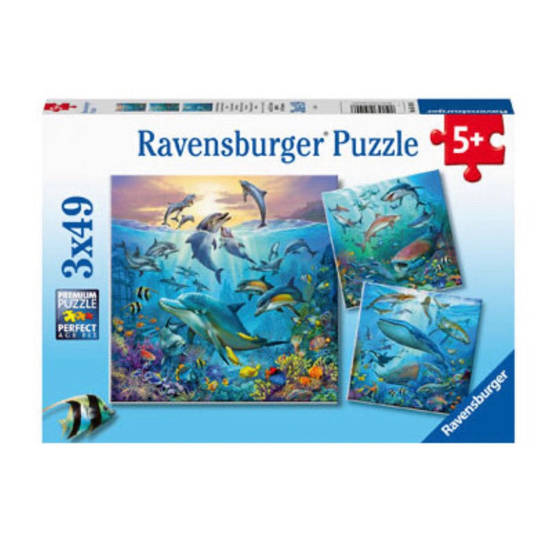 Puzzle 3X49Pc Ocean Life