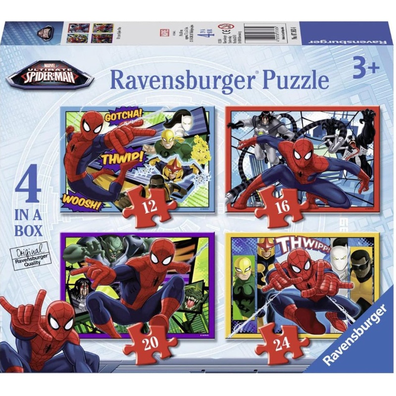 PUZZLE 4 IN 1 ULTIMATE SPIDERMAN