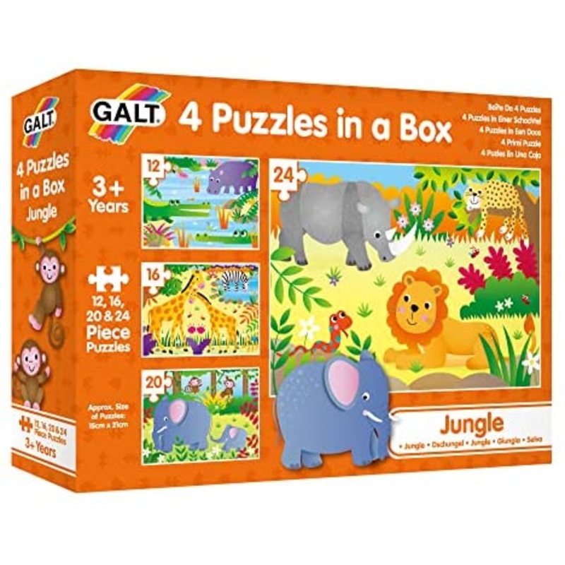PUZZLE 4 IN A BOX GALT JUNGLE