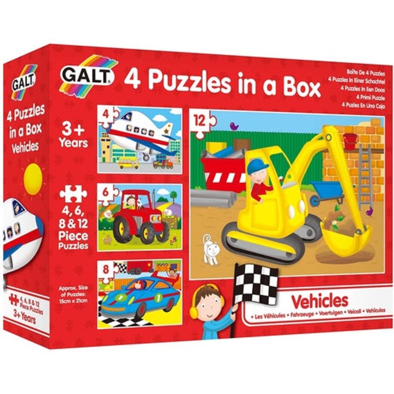 PUZZLE 4 IN A BOX GALT VEHICLES