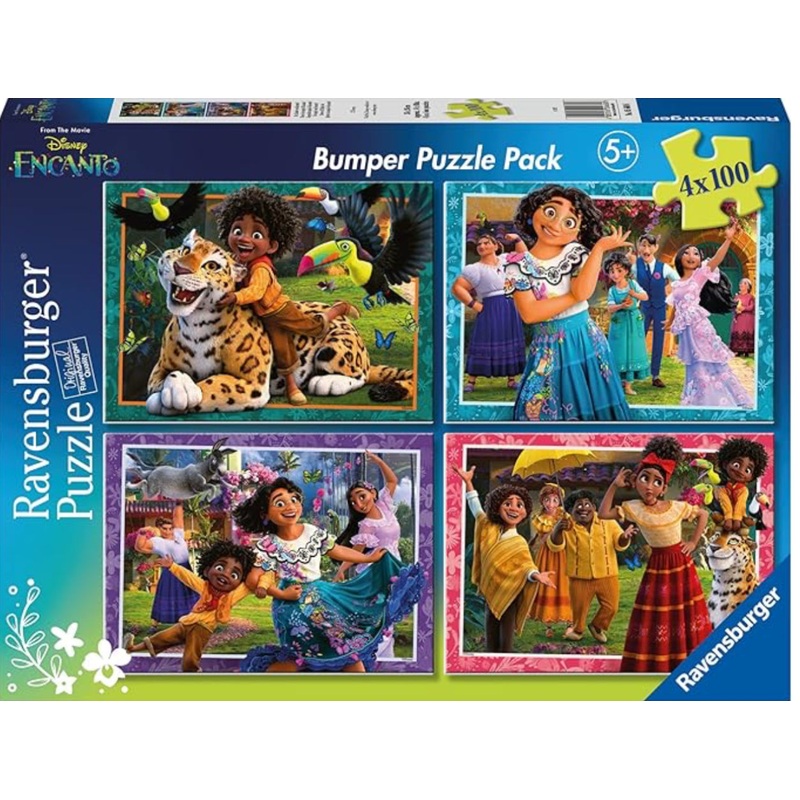 PUZZLE 4X100PC ENCANTO BUMPER PUZZLE PK