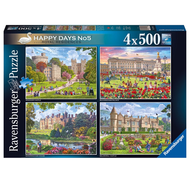 PUZZLE 4X500PC ROYAL RESIDENCES