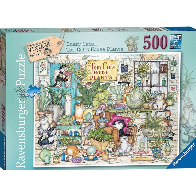 Puzzle 500Pc Crazy Cats