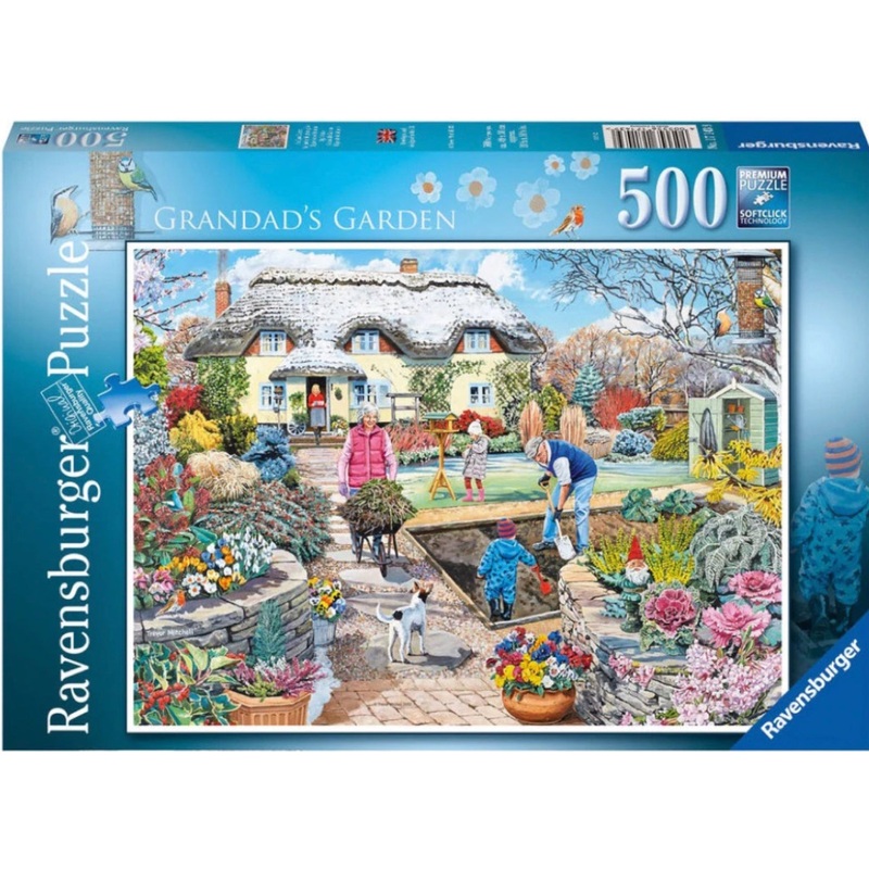 PUZZLE 500PC GRANDADS GARDEN NEW