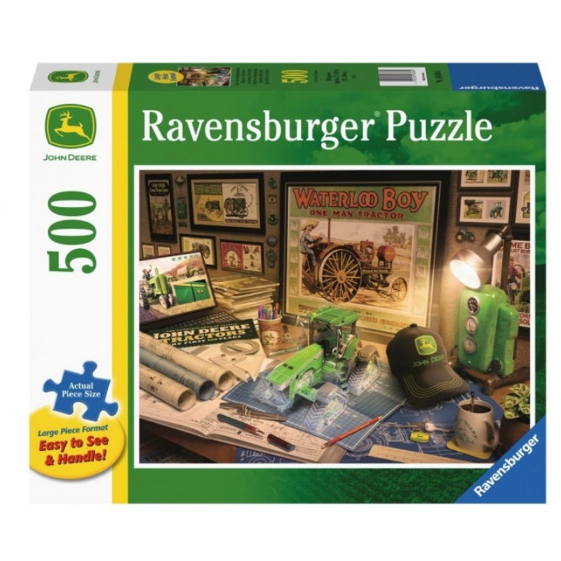 PUZZLE 500PC JOHN DEERE WORK DESK