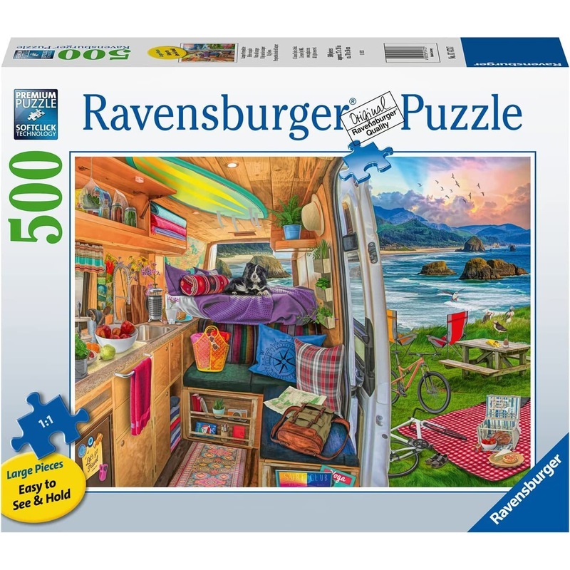 PUZZLE 500PC LARGE RIG VIEWS