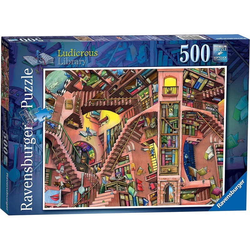 Puzzle 500Pc Ludicrous Library
