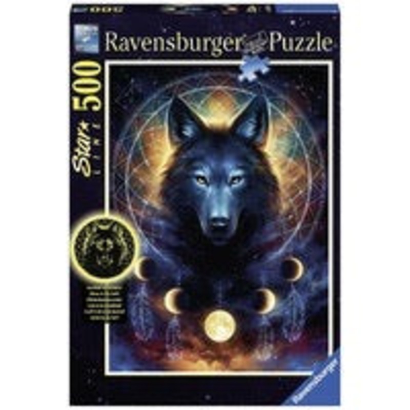 Puzzle 500Pc Lunar Wolf