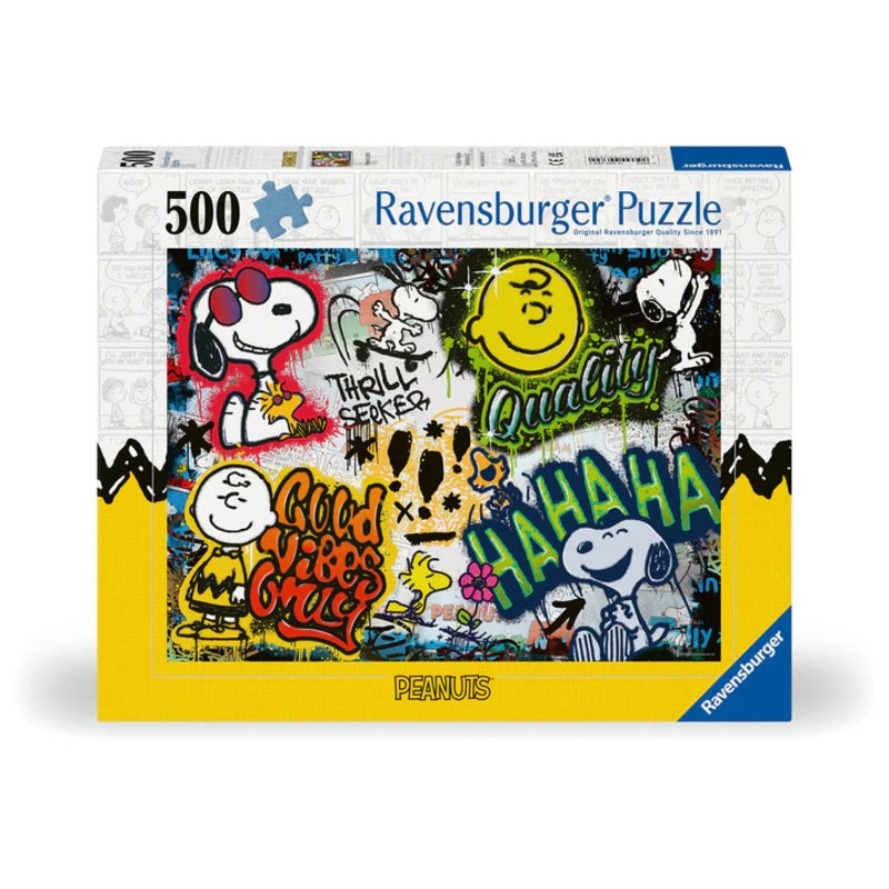 PUZZLE 500PC PEANUTS GRAFFITI
