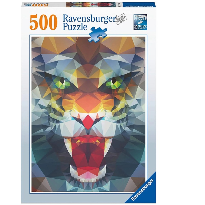 PUZZLE 500PC POLYGON LION NEW