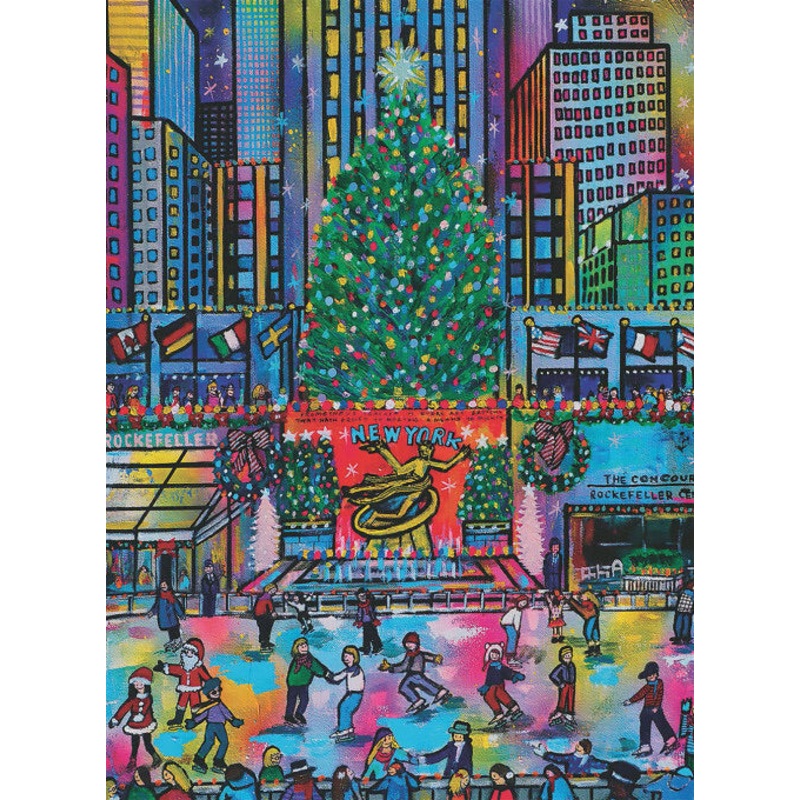 PUZZLE 500PC ROCKEFELLER CHRISTMAS