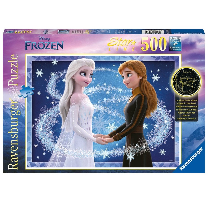 PUZZLE 500PC THE SISTERS ANNA AND ELSA
