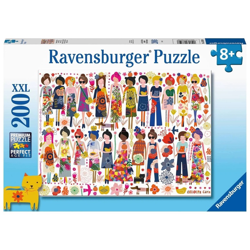 PUZZLE 200PC FLOWERS AND FRIENDS