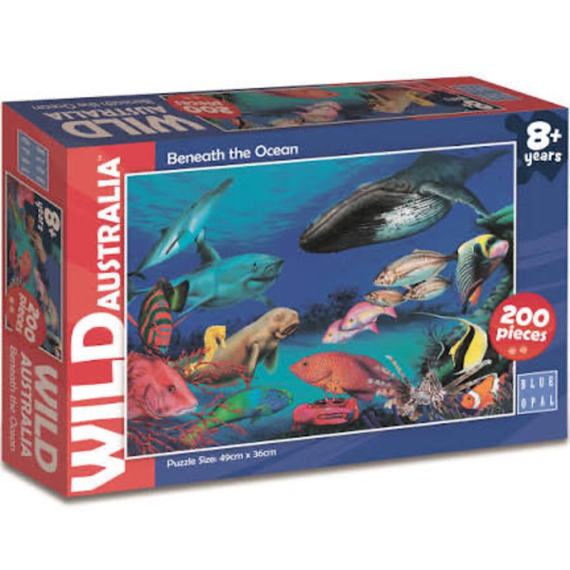 PUZZLE 200PC WILD AUST BENEATH THE OCEAN