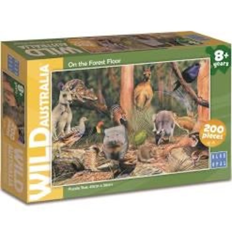PUZZLE 200PC WILD AUST ON THE FOREST FLO