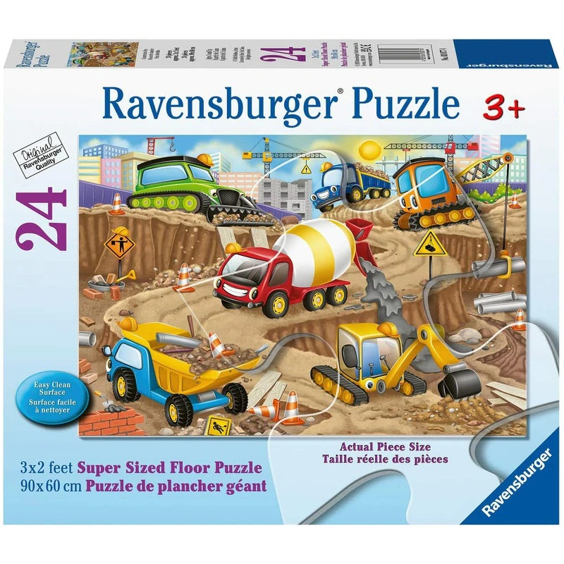 PUZZLE 24PC CONSTRUCTION FUN
