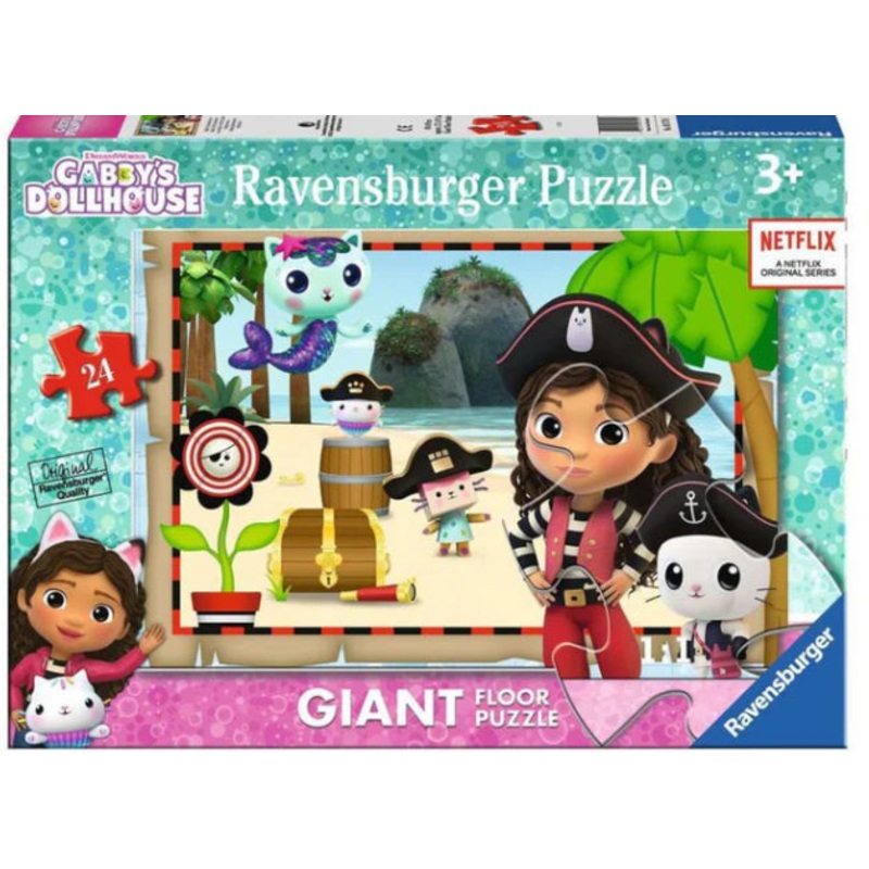 PUZZLE 24PC GIANT FLOOR GABBY'S DOLLHOUS