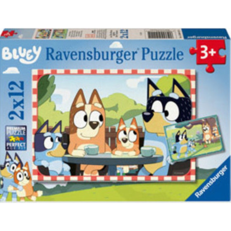 PUZZLE 2X12PC BLUEY