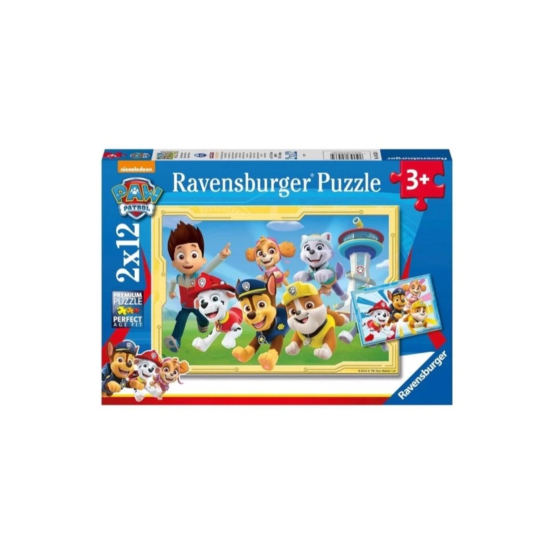 PUZZLE 2X12PC PAW PATROL SUPER DETECTIVE