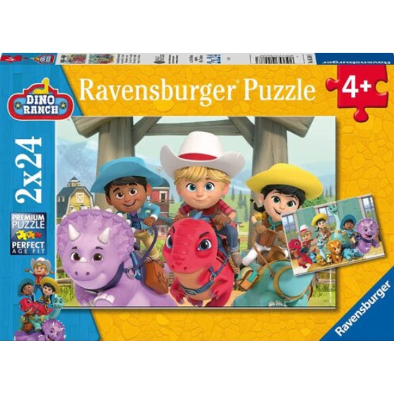Puzzle 2X24Pc Dino Rance Friendship