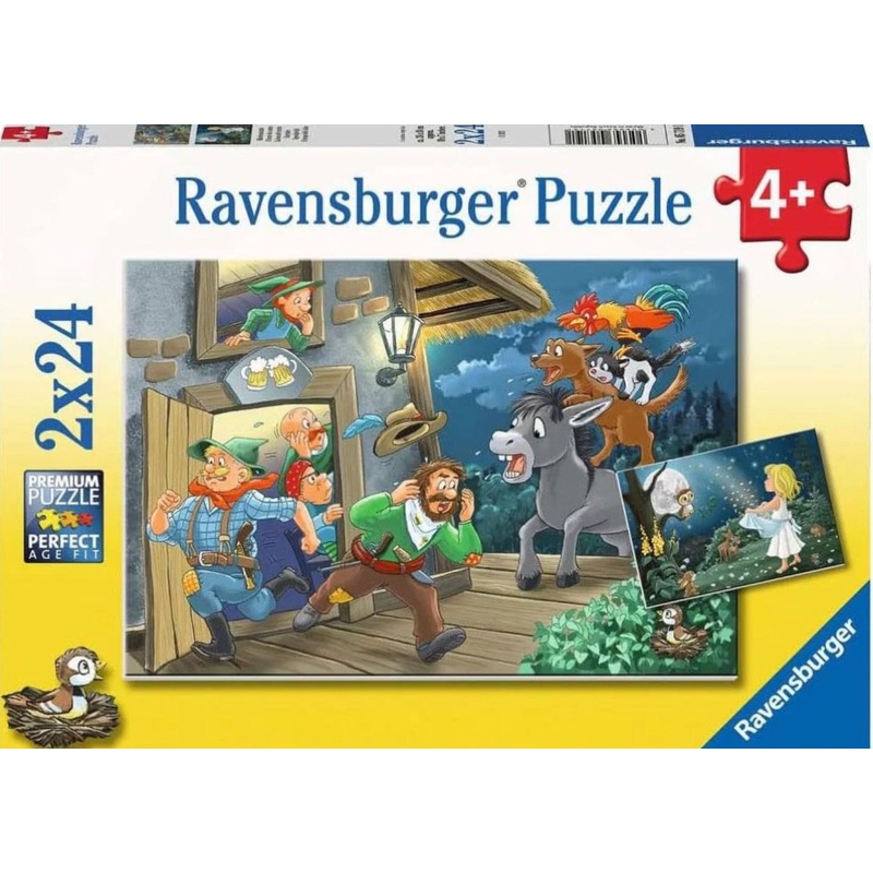PUZZLE 2X24PC FAIRYTALES