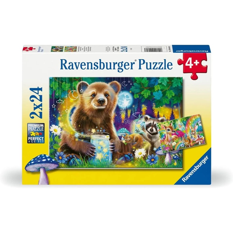 PUZZLE 2X24PC LOVING FOREST FRIENDS